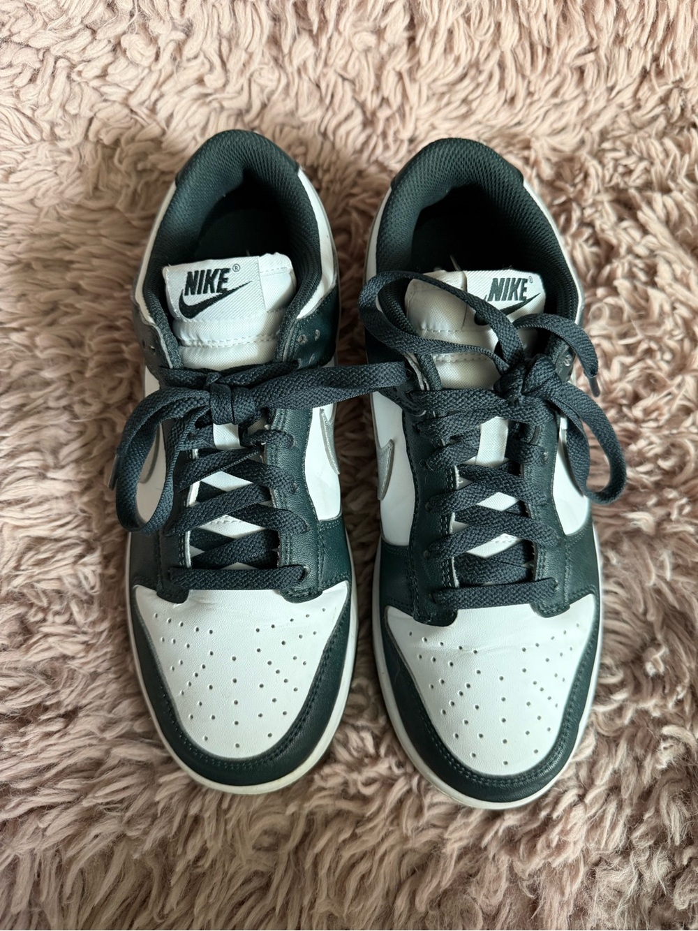 Nike Low-Top Sneakers in White and Black